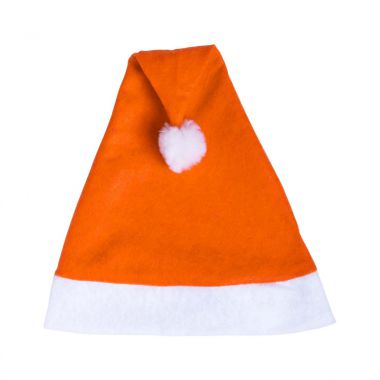 Oranje Kerstmuts gekleurd